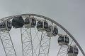 Diesmal schaukeln sogar die Kabinen vom Brighton Wheel ganz übel.